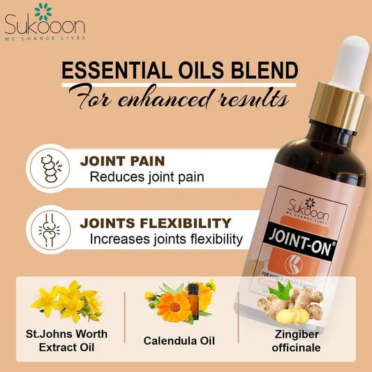 Sukoon Joint-On Essential Oil Blend for Pain Relief 🌿✨